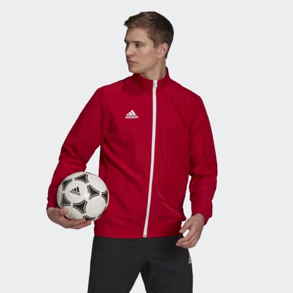 Entrada 22 Présentation Track Top Rouge Adidas