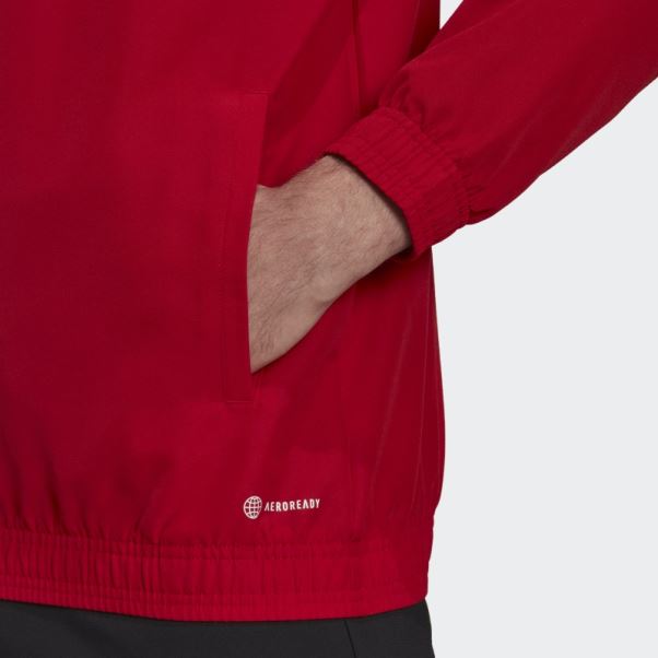 Entrada 22 Présentation Track Top Rouge Adidas