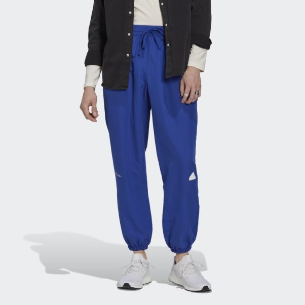 Pantalon Tissé Adidas Bleu