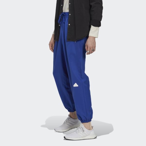 Pantalon Tissé Adidas Bleu