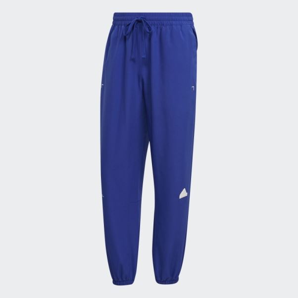 Pantalon Tissé Adidas Bleu