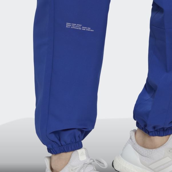 Pantalon Tissé Adidas Bleu
