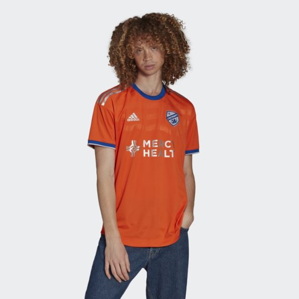 Adidas Orange Fc Cincinnati Maillot Extérieur Authentique 22/23