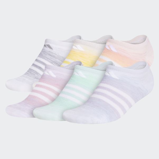 Chaussettes Blanches Invisibles Adidas Ombre 6 Paires