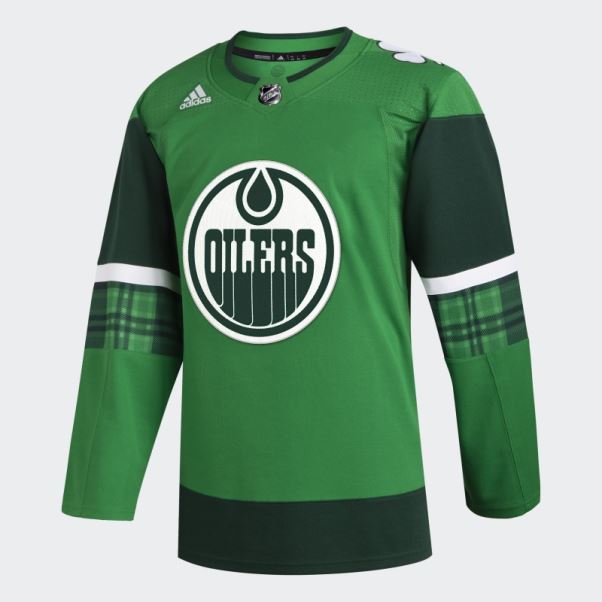 Maillot Edmonton Oilers St Pats Adidas Kelly Green11ccm