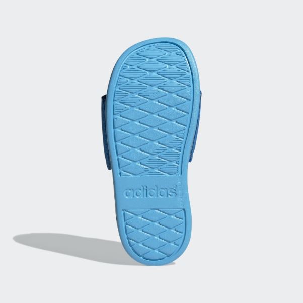 Claquettes Confort Adilette Bleu Rush Adidas