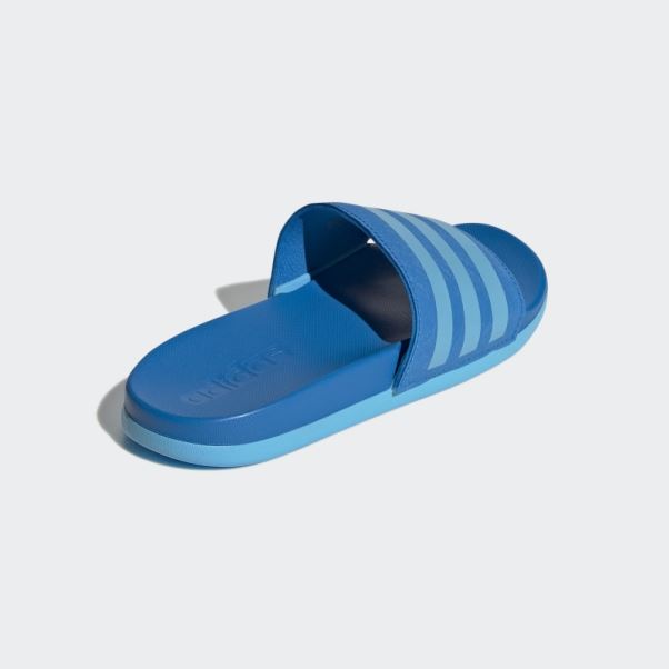 Claquettes Confort Adilette Bleu Rush Adidas