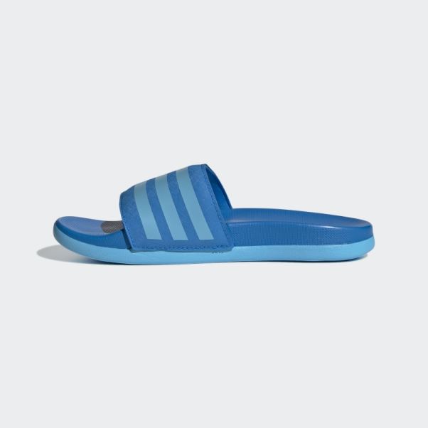 Claquettes Confort Adilette Bleu Rush Adidas