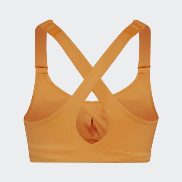 Soutien-gorge à Maintien élevé Orange Rush Fastimpact Luxe Run Adidas