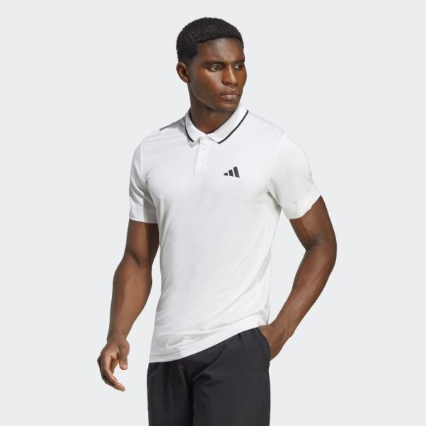 Polo Adidas Tennis Freelift Blanc