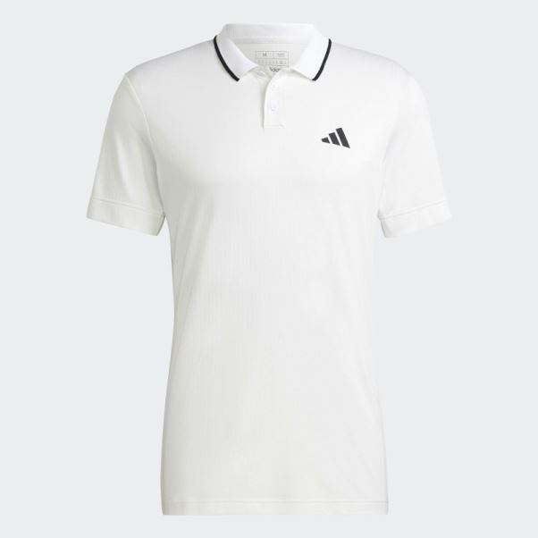 Polo Adidas Tennis Freelift Blanc