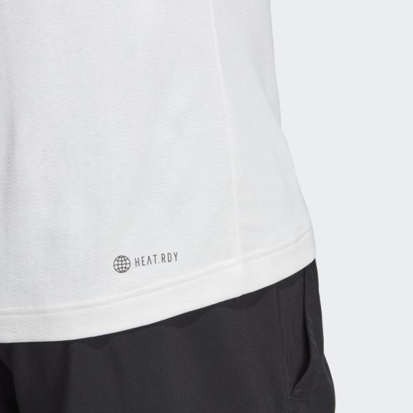 Polo Adidas Tennis Freelift Blanc