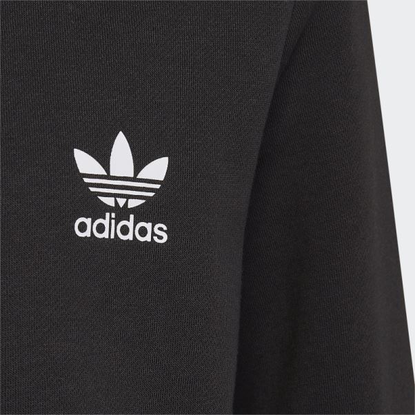 Sweat Demi Zip Adicolor Noir Adidas