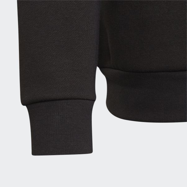 Sweat Demi Zip Adicolor Noir Adidas