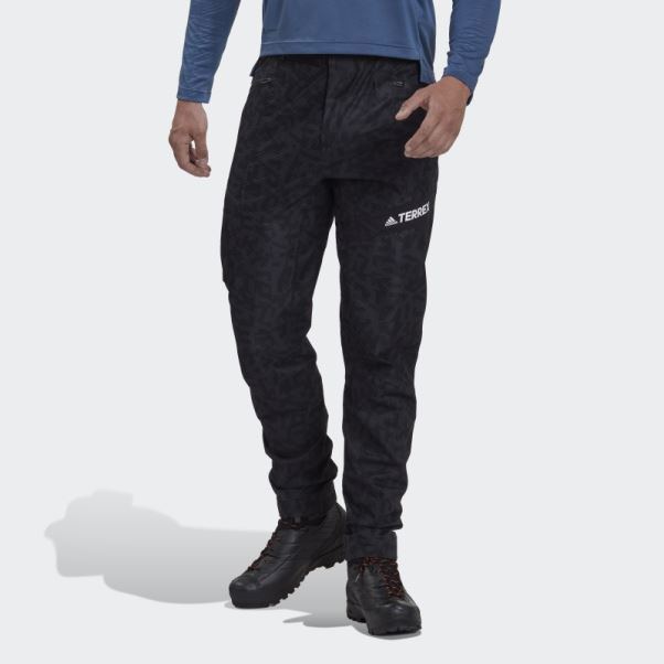Terrex Techrock Rain.rdy Bas De Survêtement Adidas Noir