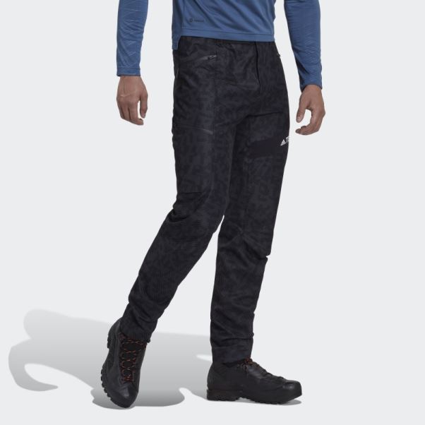Terrex Techrock Rain.rdy Bas De Survêtement Adidas Noir