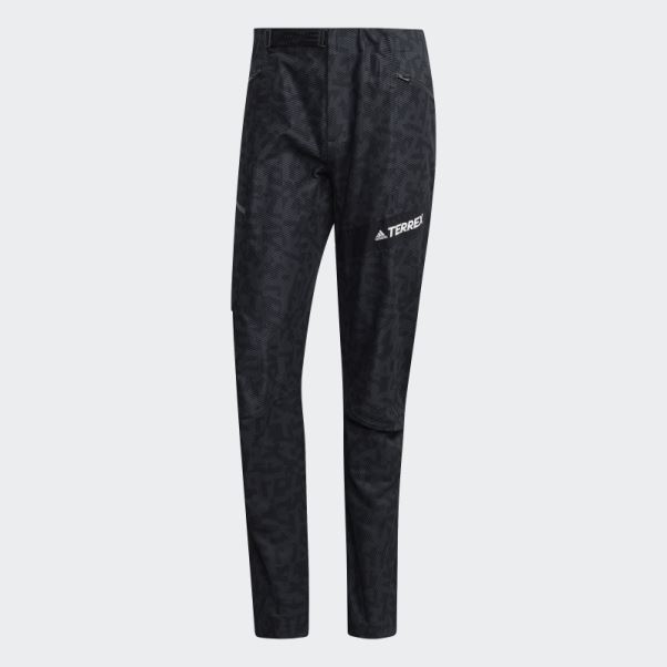 Terrex Techrock Rain.rdy Bas De Survêtement Adidas Noir