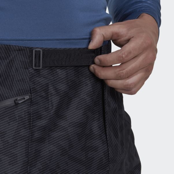 Terrex Techrock Rain.rdy Bas De Survêtement Adidas Noir