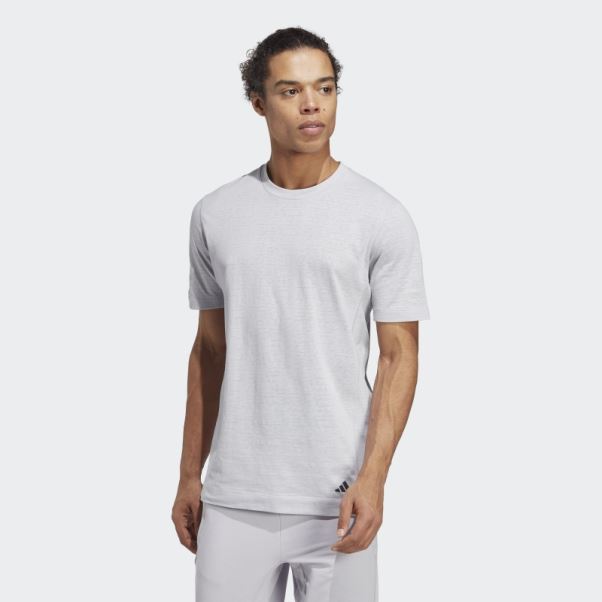 T-shirt D'entraînement De Yoga Adidas Gris