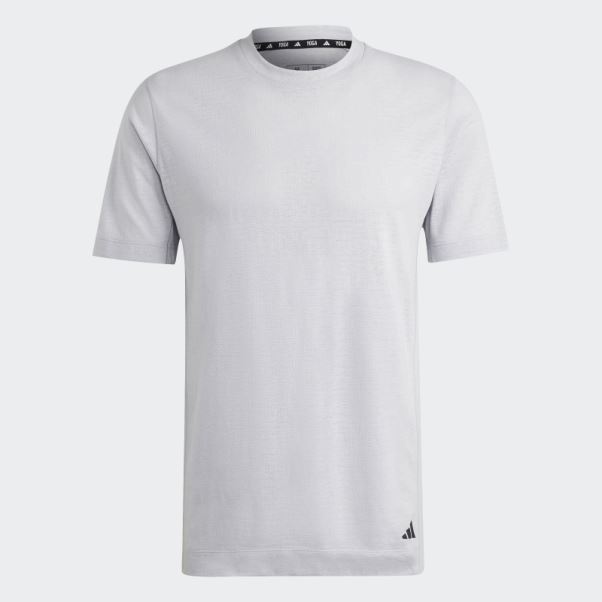 T-shirt D'entraînement De Yoga Adidas Gris