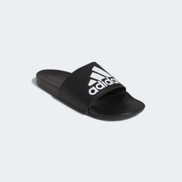 Adidas Adilette Comfort Claquettes Blanc/noir