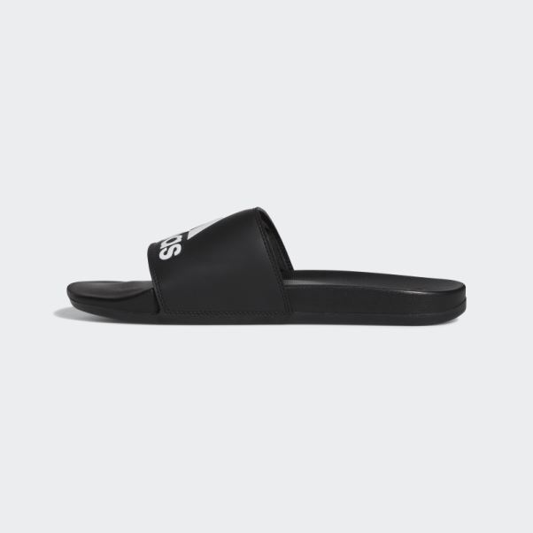Adidas Adilette Comfort Claquettes Blanc/noir