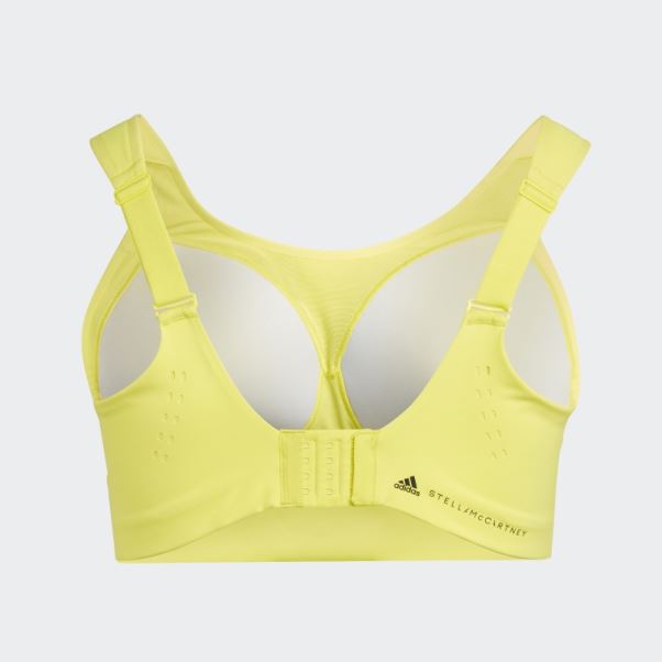 Adidas By Stella Mccartney Truepace Soutien-gorge De Sport à Maintien élevé - Grande Taille Shock Jaune Mode