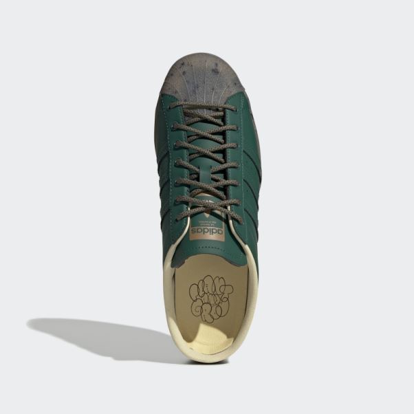 Adidas Superstar Mules Plant And Grow Vertes