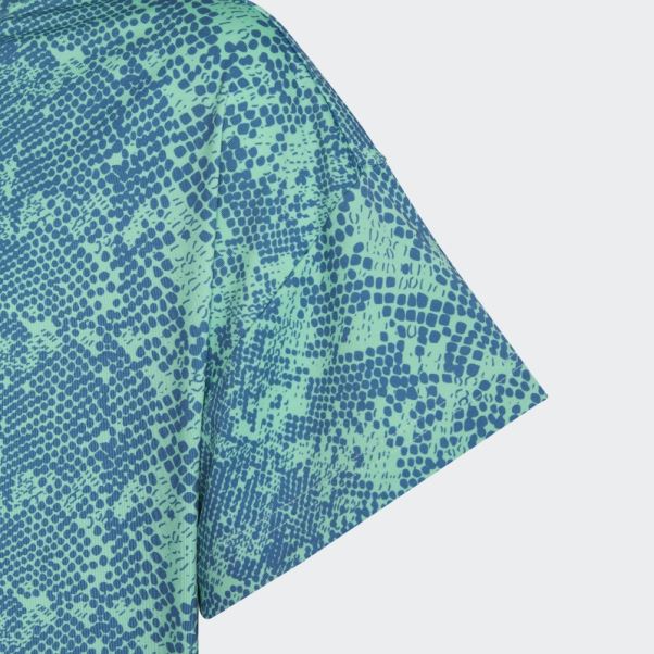 T-shirt Vert à Imprimé Animal Aeroready Adidas