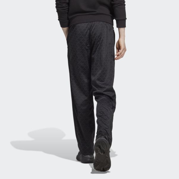 Adidas Pantalon De Survêtement Noir Graphique Monogramme