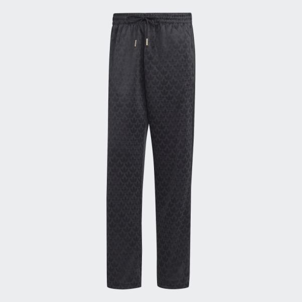 Adidas Pantalon De Survêtement Noir Graphique Monogramme