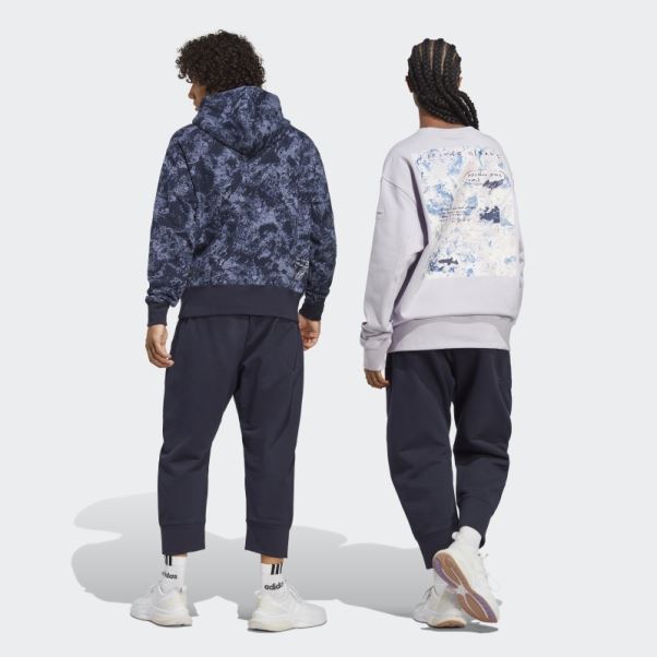 Pantalon Adidas X Parley 7/8 (non Genré) Encre Chaude