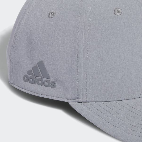 écusson Chiné Du Sport Casquette Crestable Gris Mel Adidas