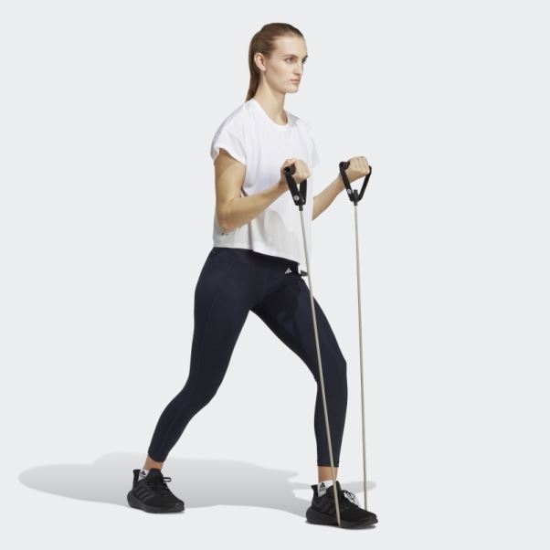 T-shirt D'entraînement Adidas Hiit Aeroready Quickburn Blanc