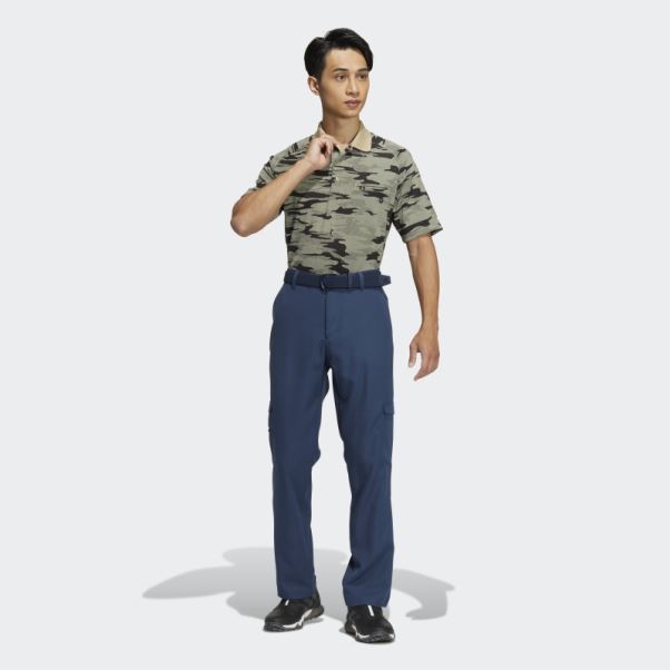 Pantalon Cargo Bleu Marine Adidas