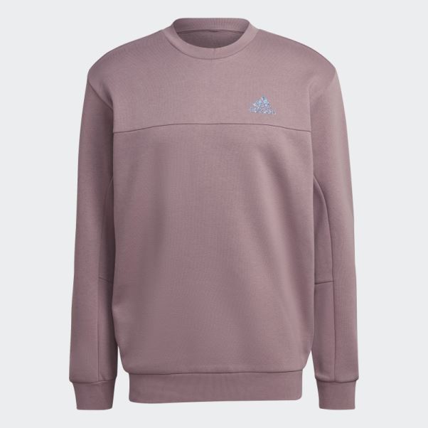 écusson De Sport Polaire Stade Violet Sweat Adidas