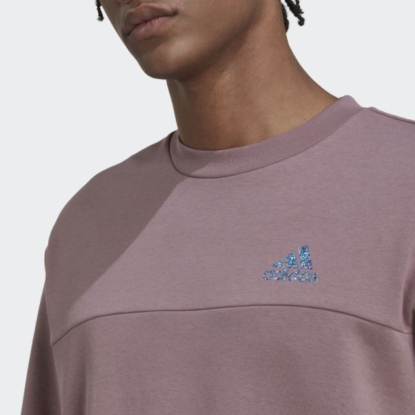 écusson De Sport Polaire Stade Violet Sweat Adidas