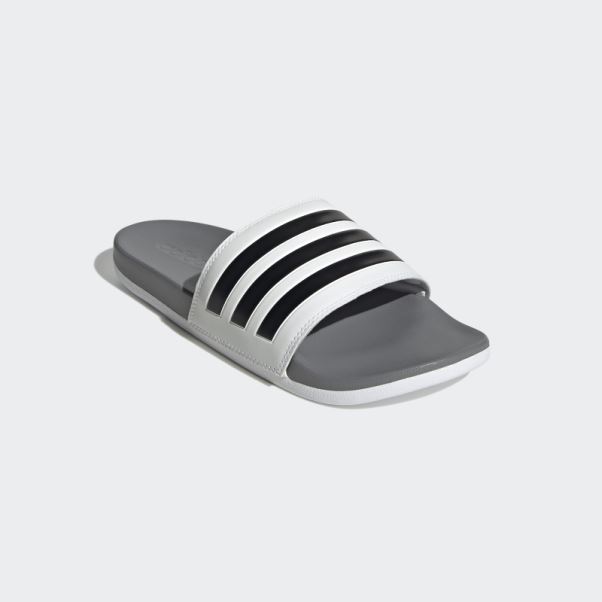 Claquettes Adidas Adilette Confort Grises