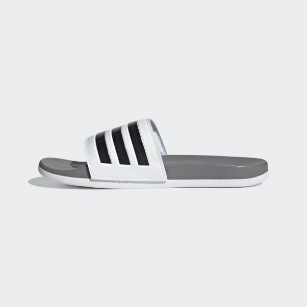Claquettes Adidas Adilette Confort Grises