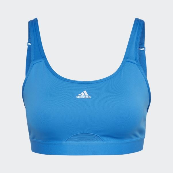 Soutien-gorge à Maintien élevé Adidas Tlrd Move Training Bleu