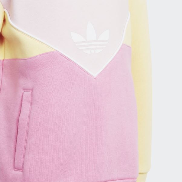 Ensemble Sweat à Capuche Adidas Adicolor Rose