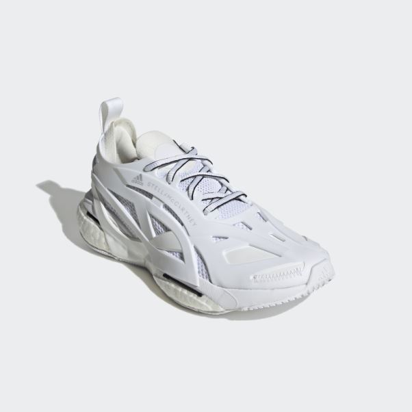 Adidas By Stella Blanc Mccartney Solarglide Chaussures De Course Mode