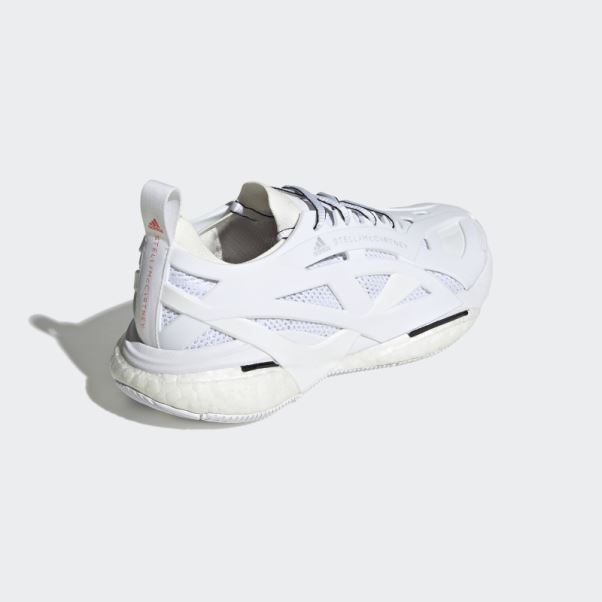 Adidas By Stella Blanc Mccartney Solarglide Chaussures De Course Mode
