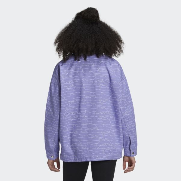 Veste Fakten Violet Clair Adidas