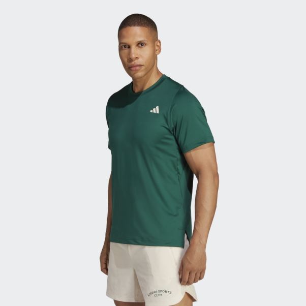 T-shirt Graphique Adidas Sports Club Vert