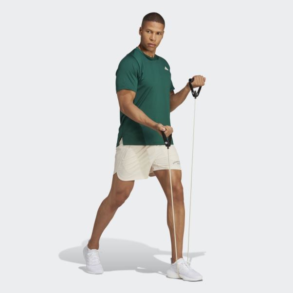 T-shirt Graphique Adidas Sports Club Vert