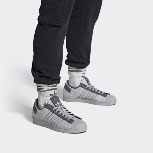Adidas Superstar Parley Grise
