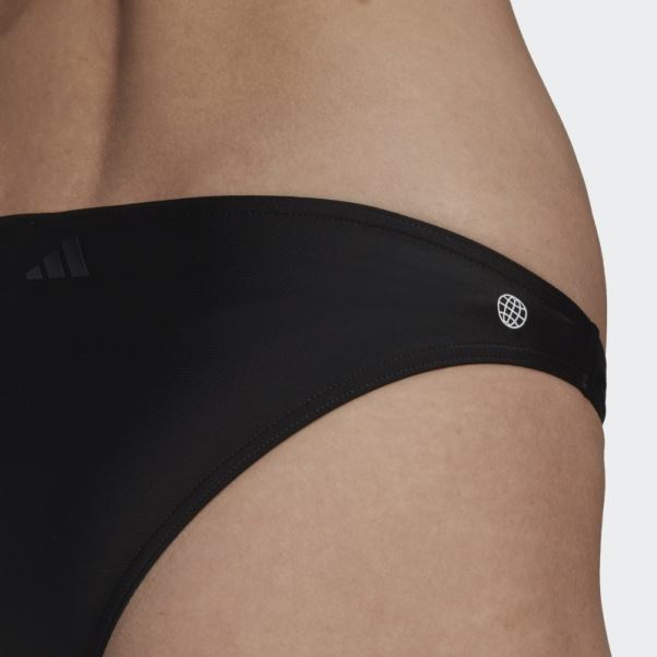 Bas De Bikini Sportif Adidas Noir