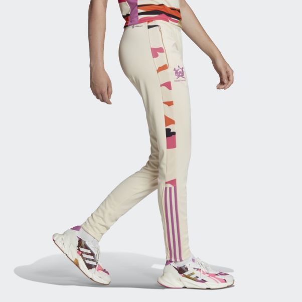 Adidas Tiro X Thebe Magugu Track Pants Ecru Tint Mode