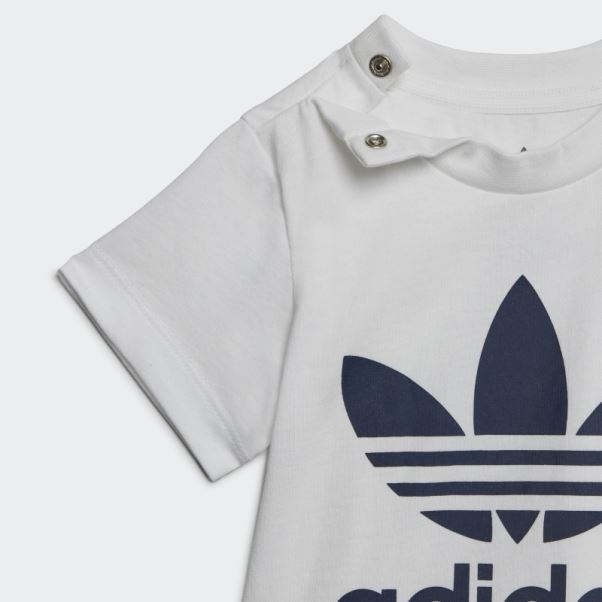 Ensemble T-shirt Adidas Night Indigo Trèfle Short